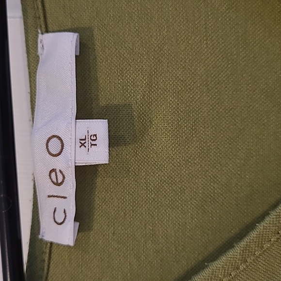 Cleo Green Ruffle Tunic Mini Dress XL - Picture 5 of 5